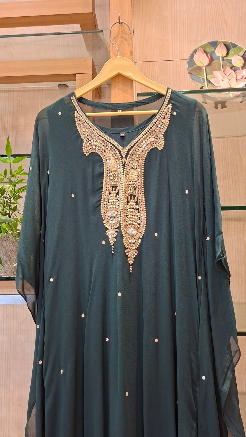 handcrafted georgette kaftans - J.BEHARI