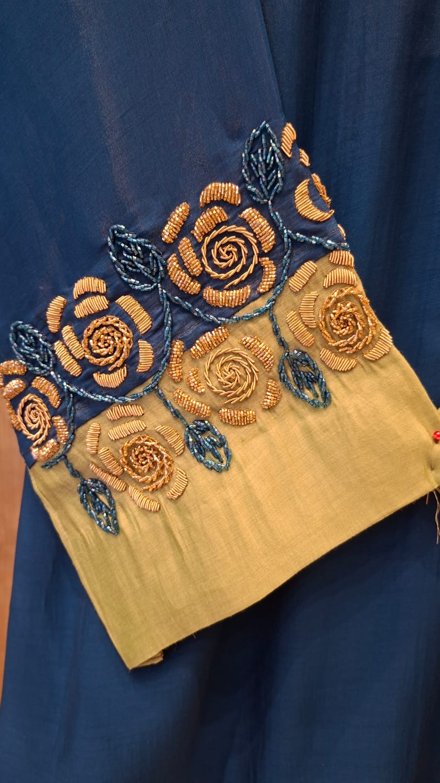 "Noor Bloom Embroidered Co - Ord Set" - J.BEHARI