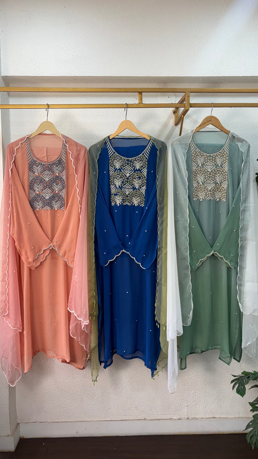 ✨ Elegant Embroidered Semi-Stitched Suit Collection ✨