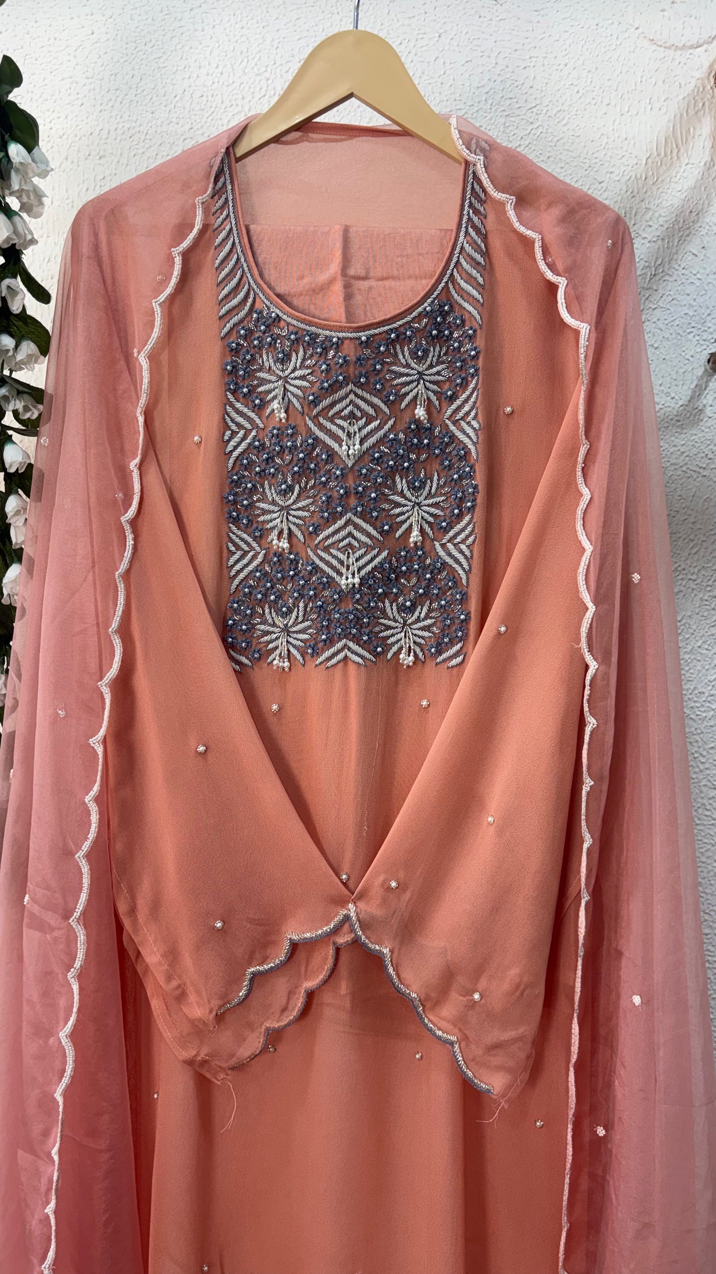 ✨ Elegant Embroidered Semi-Stitched Suit Collection ✨
