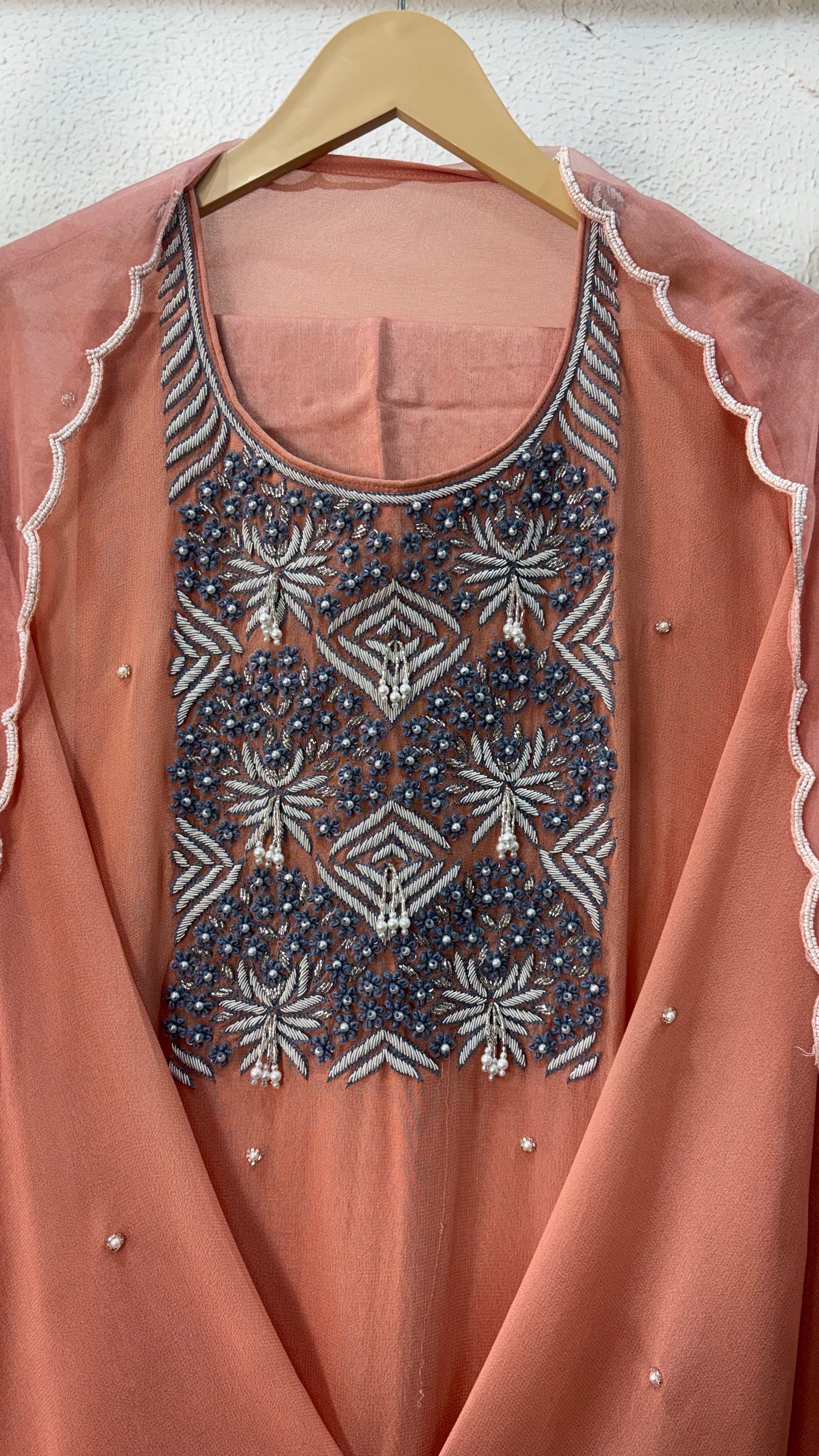 ✨ Elegant Embroidered Semi-Stitched Suit Collection ✨