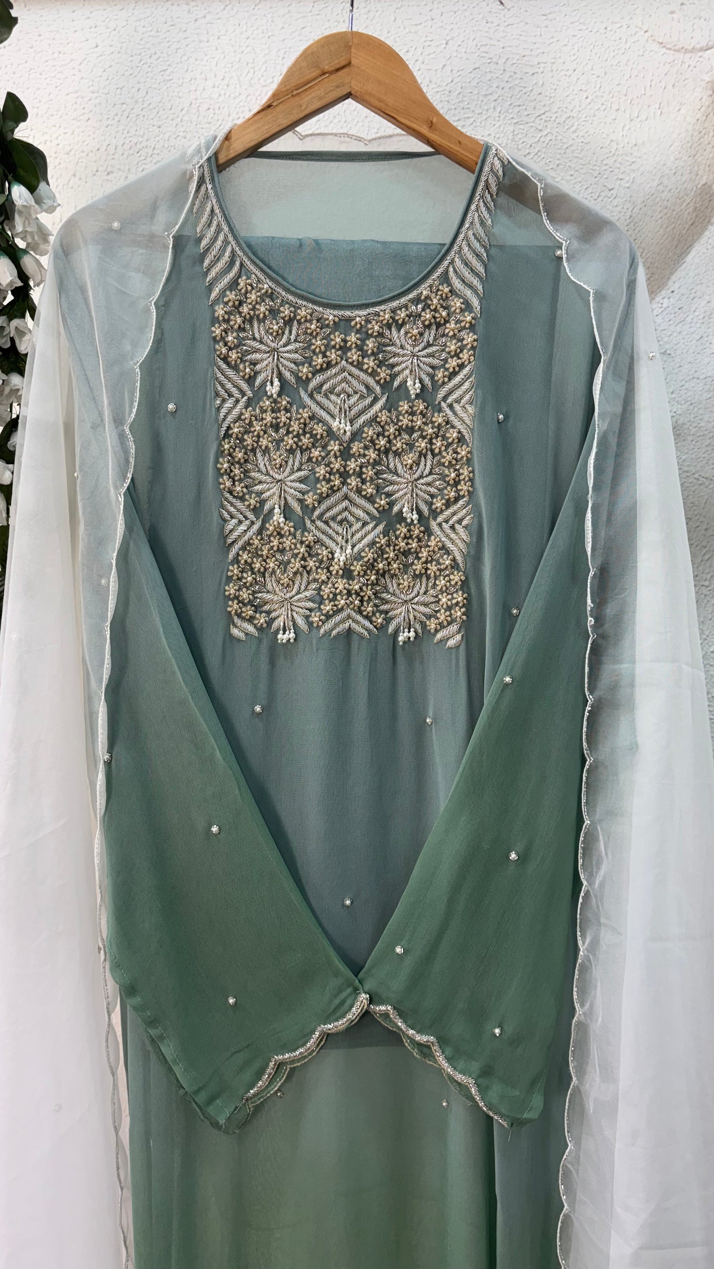 ✨ Elegant Embroidered Semi-Stitched Suit Collection ✨