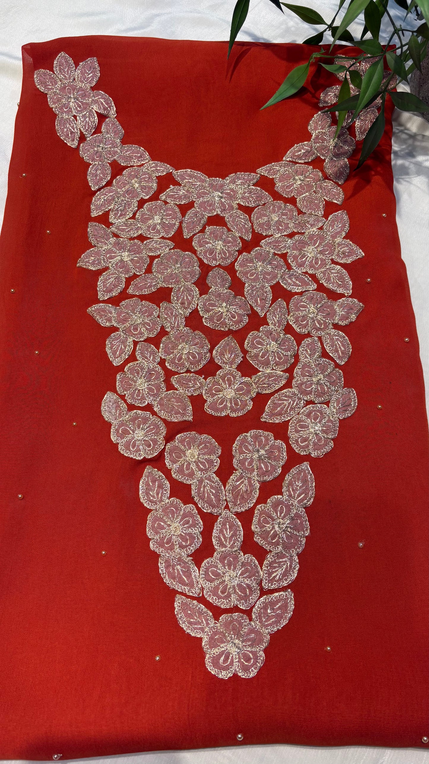 Floral Embroidered Premium unstitched kurti Collection ✨