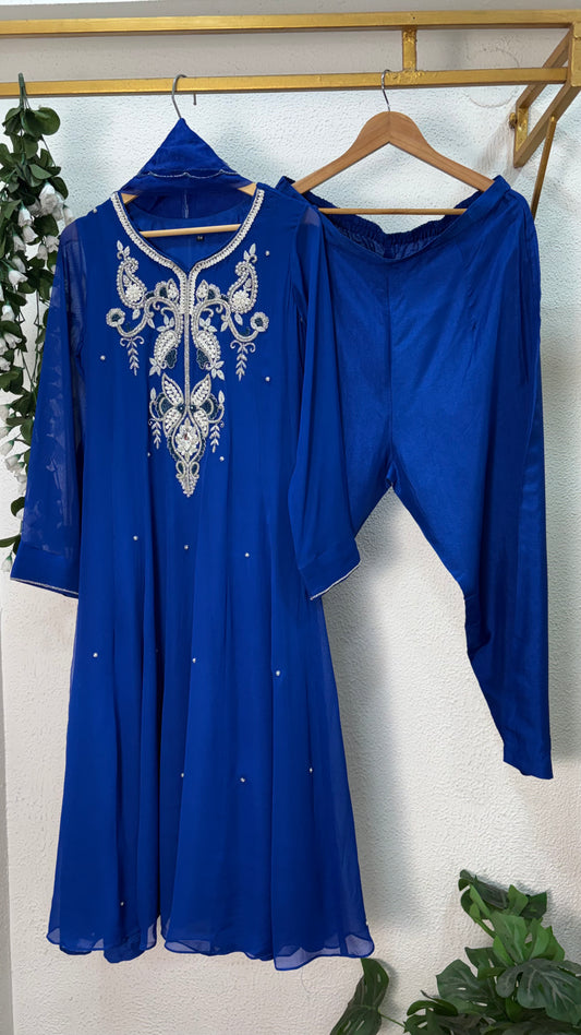 Niharika Embroidered Anarkali Suit Set