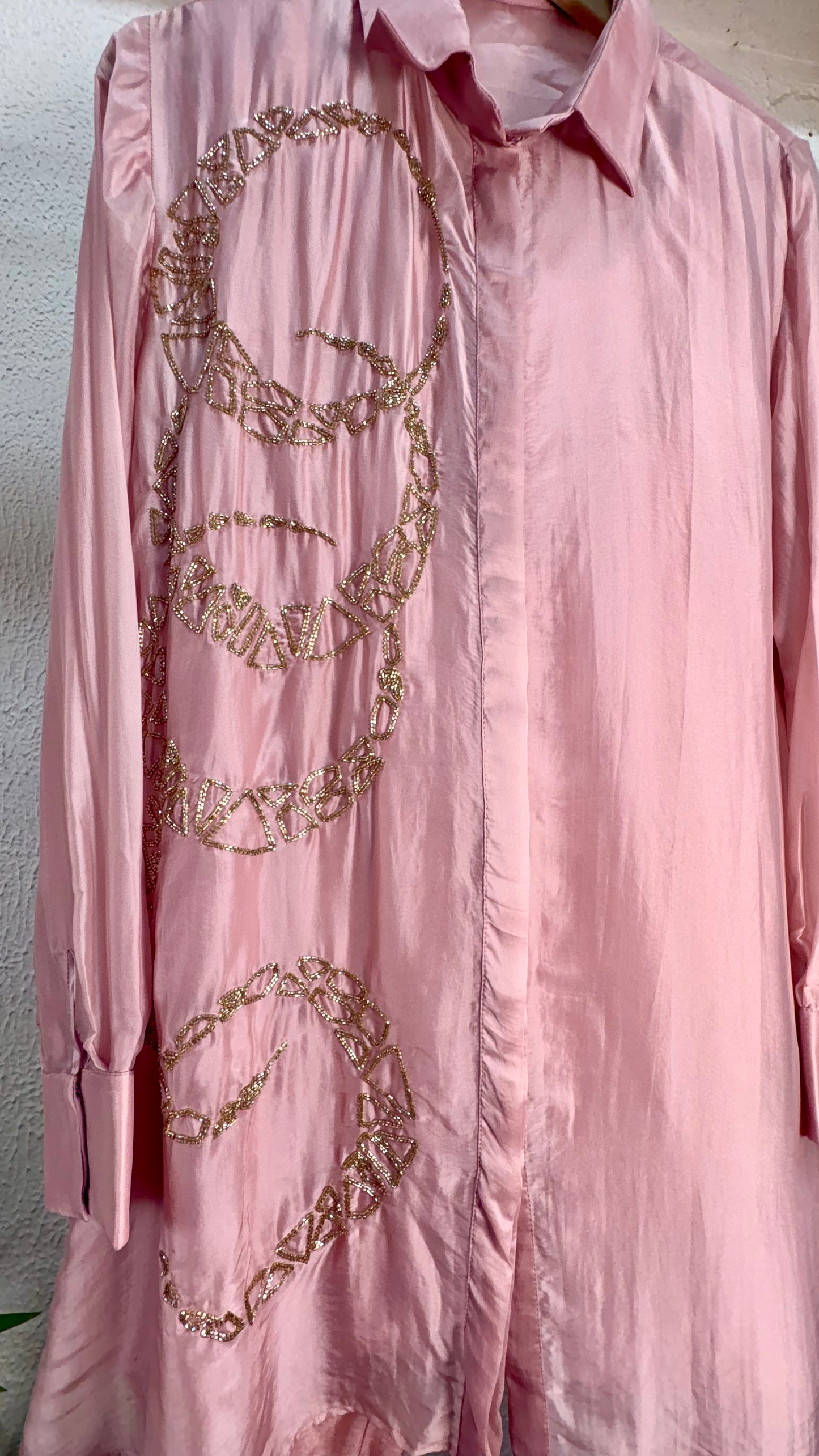 Beautiful  Embellished Organza Co-Ord Set