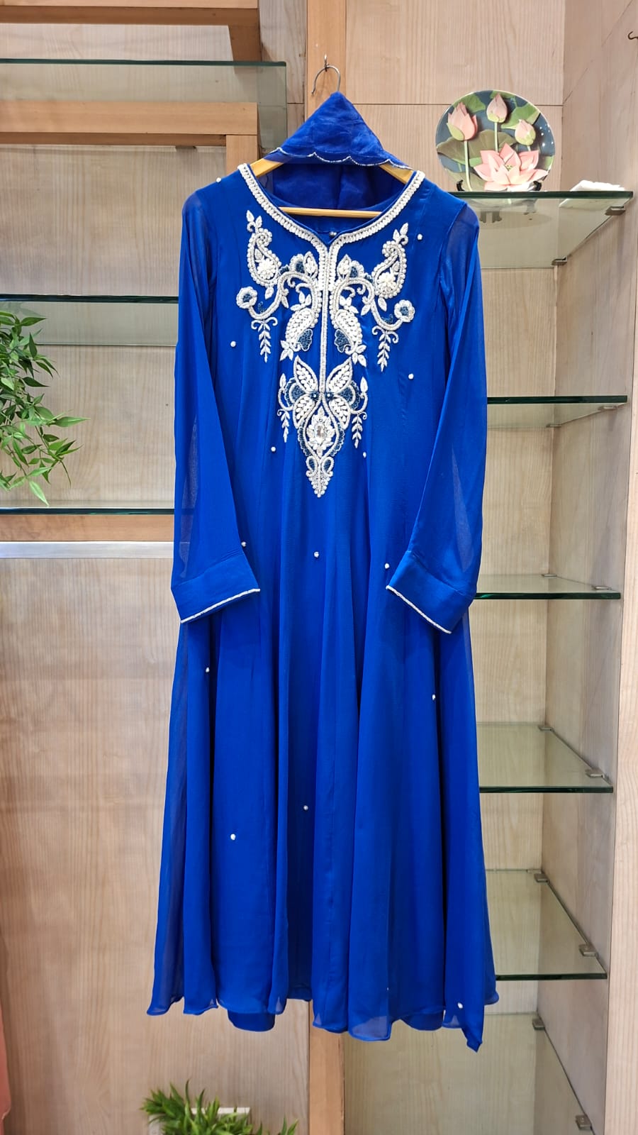 Royal Embroidered Anarkali Suit Set