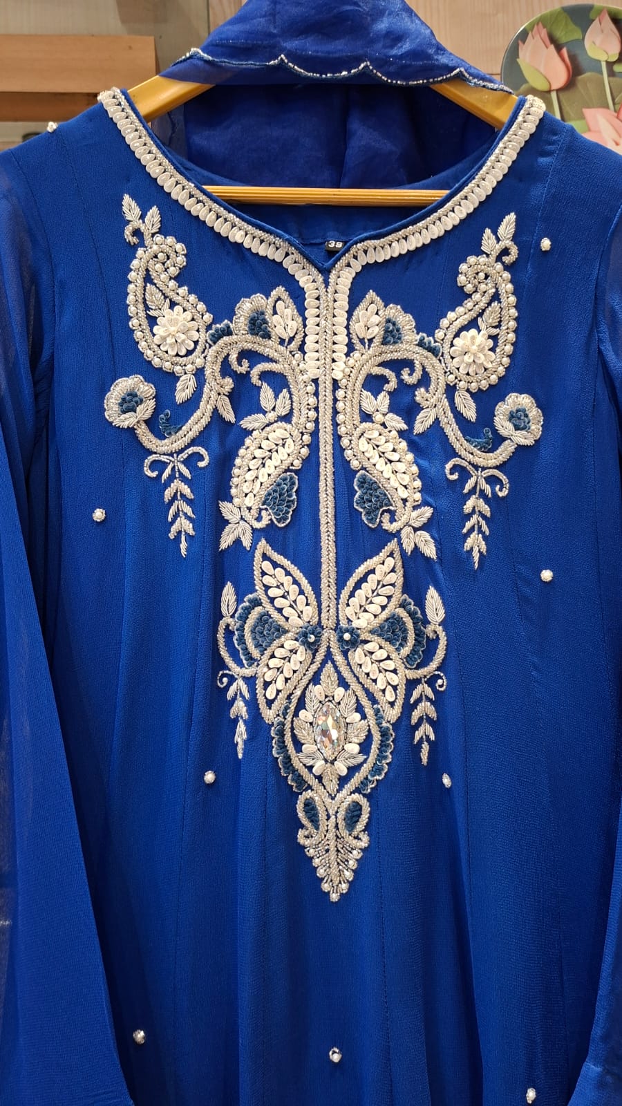 Royal Embroidered Anarkali Suit Set