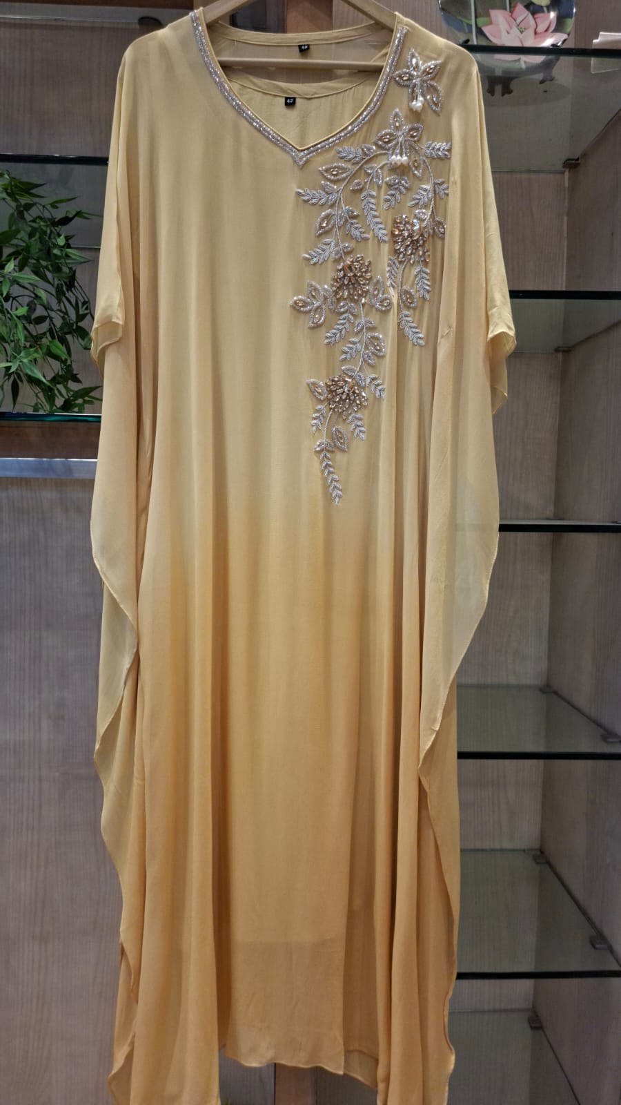 Aarohi Floral Embroidered Kaftan