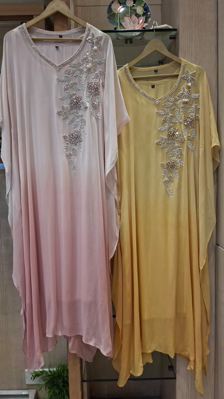 Aarohi Floral Embroidered Kaftan