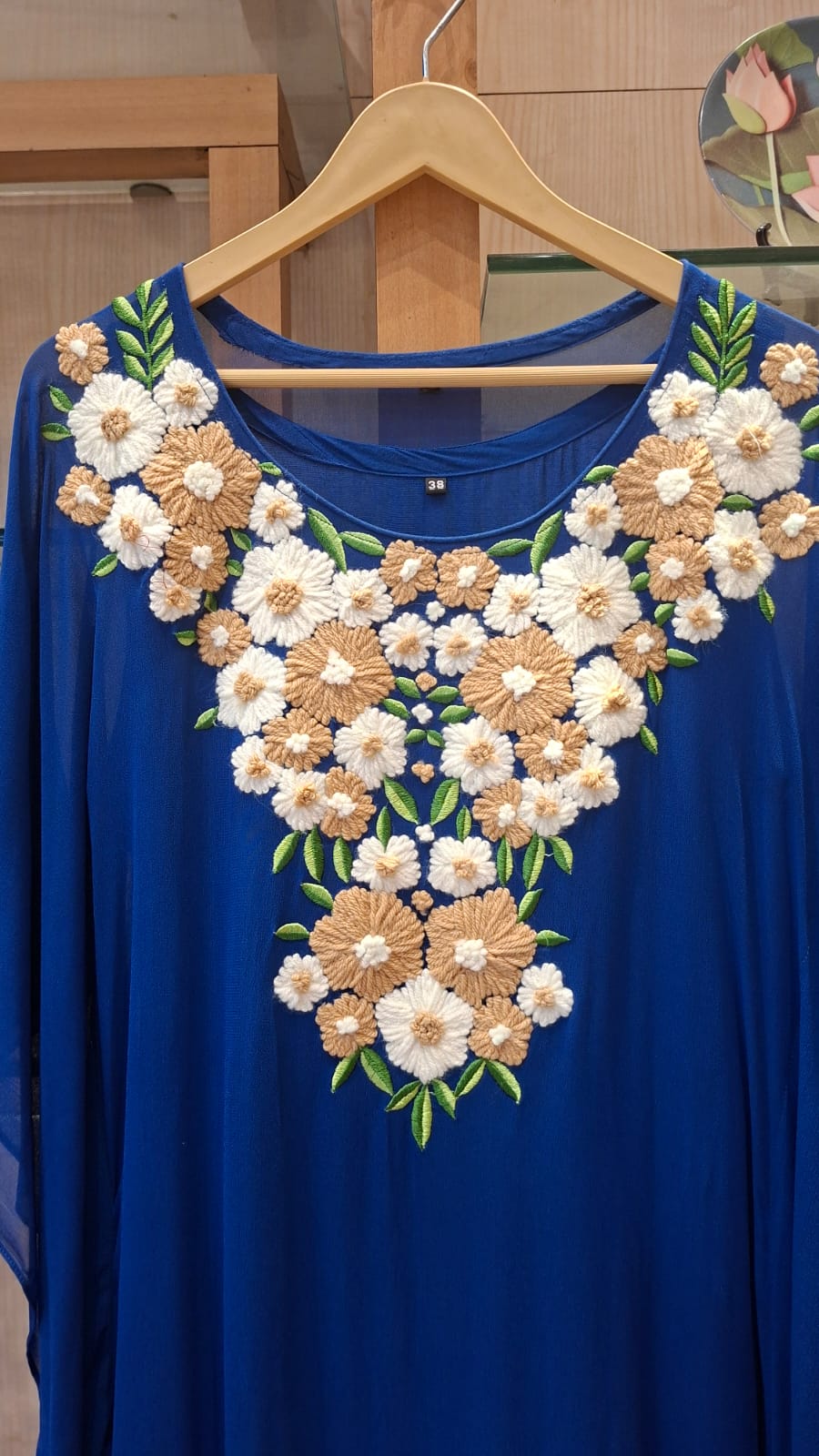 Blooming Flora  Embroidered Georgette Kaftan
