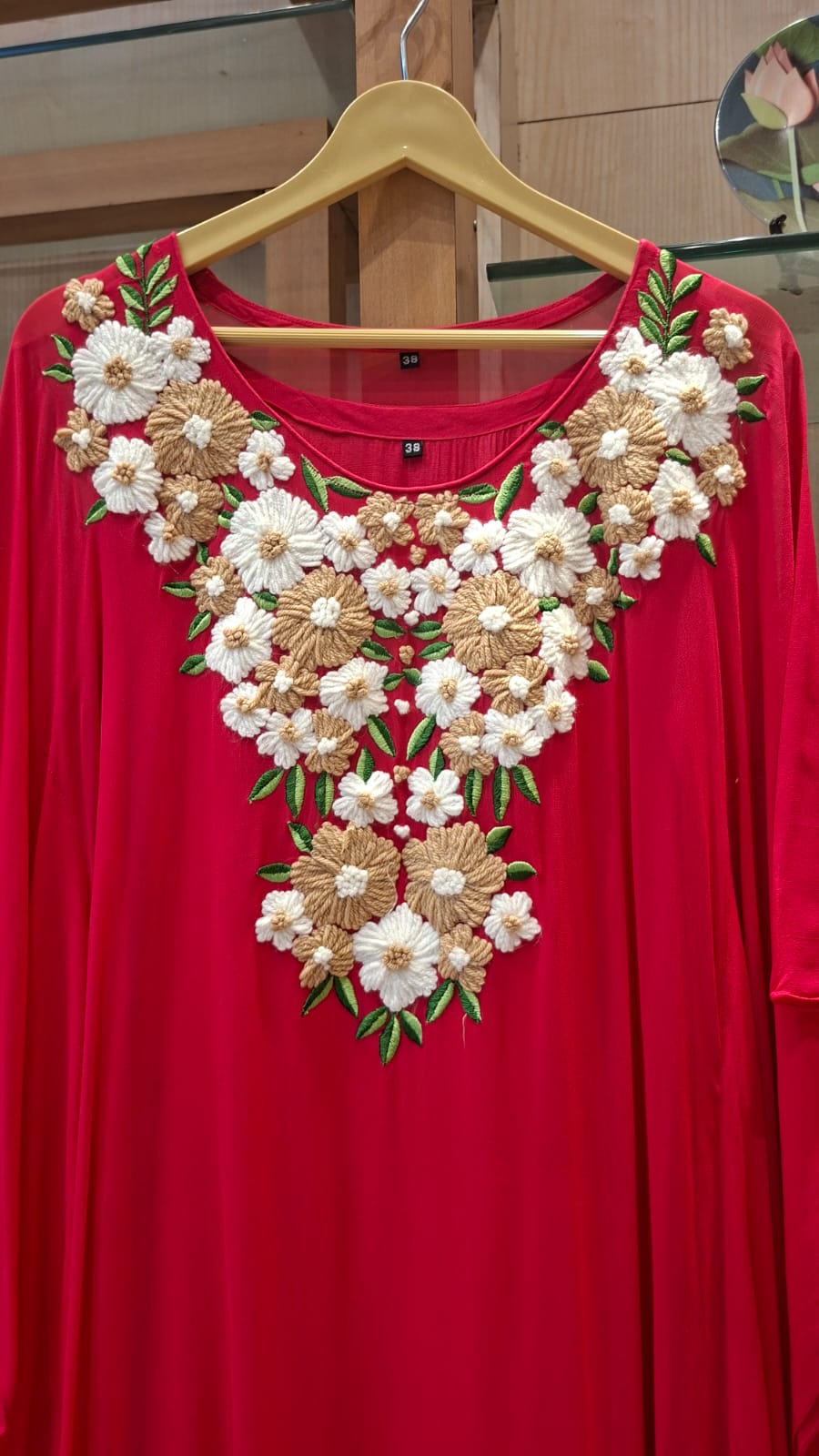 Blooming Flora  Embroidered Georgette Kaftan