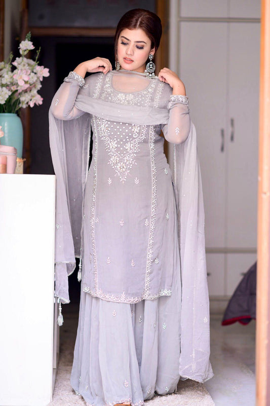 THE STUNNING DIGITAL CREATOR curlgirl Rupali Hasija in our bestsellers  Moonlight Sharara Set