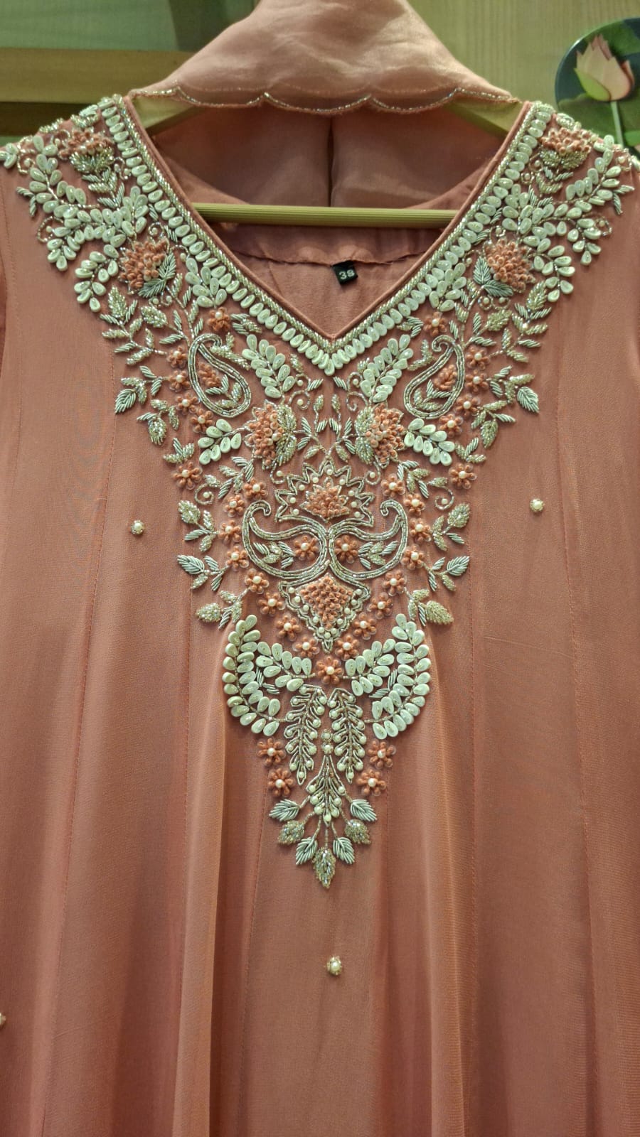Gulnaar Blush Katdana & Sequin Embroidered Anarkali Suit Set ✨🌸
