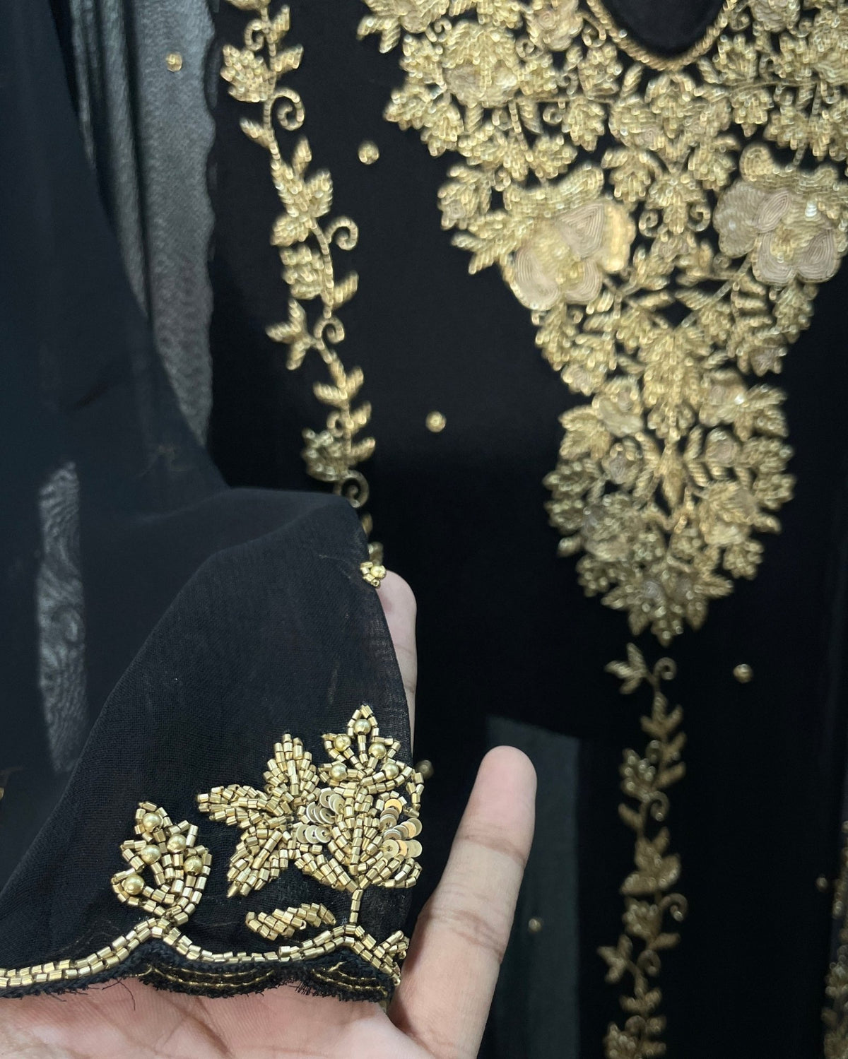 Festive Radiance Semi Stitched Suit Set - J.BEHARI