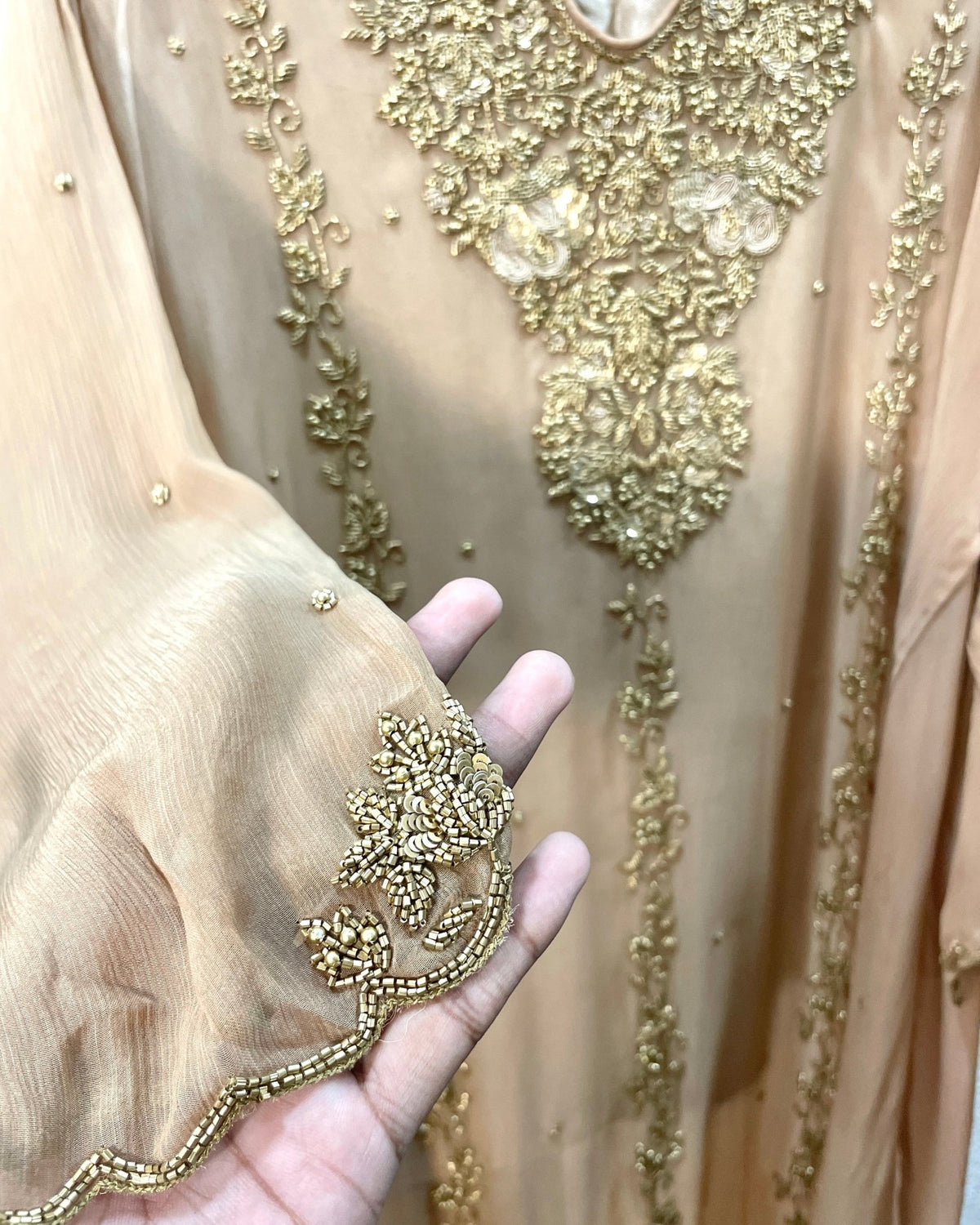 Festive Radiance Semi Stitched Suit Set - J.BEHARI