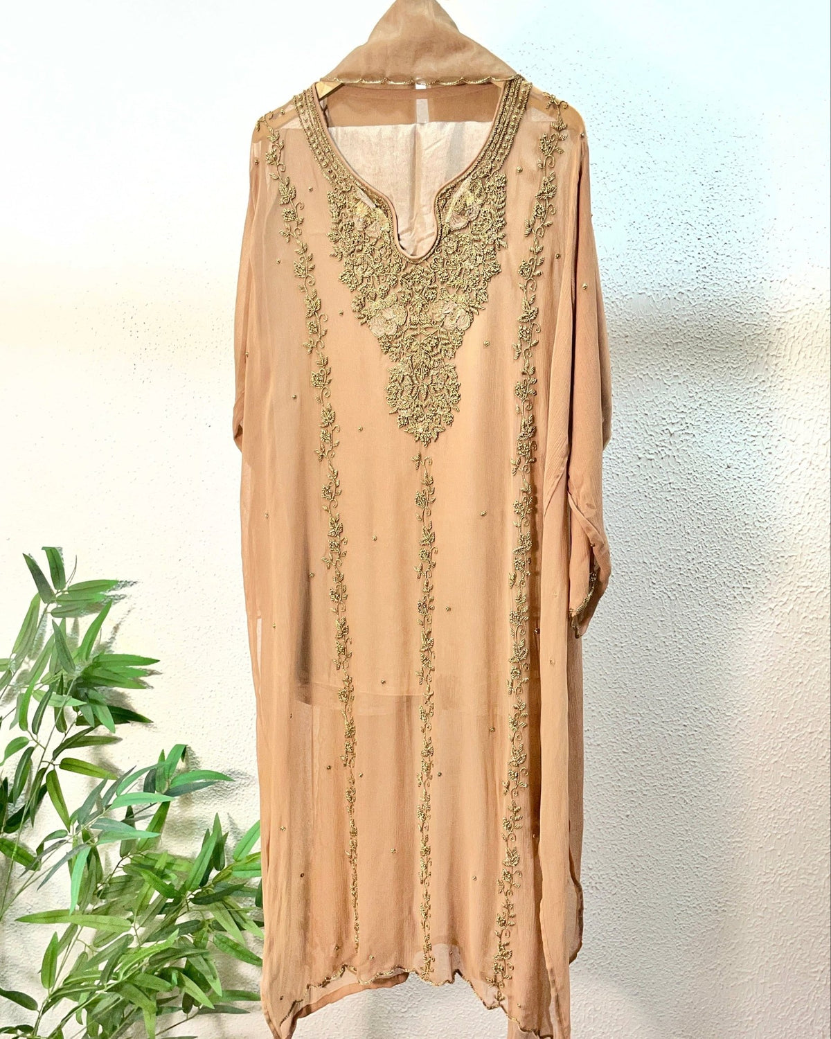 Festive Radiance Semi Stitched Suit Set - J.BEHARI