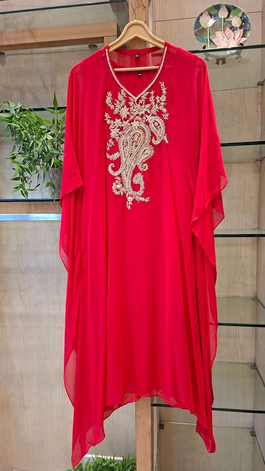 handcrafted georgette kaftans - J.BEHARI