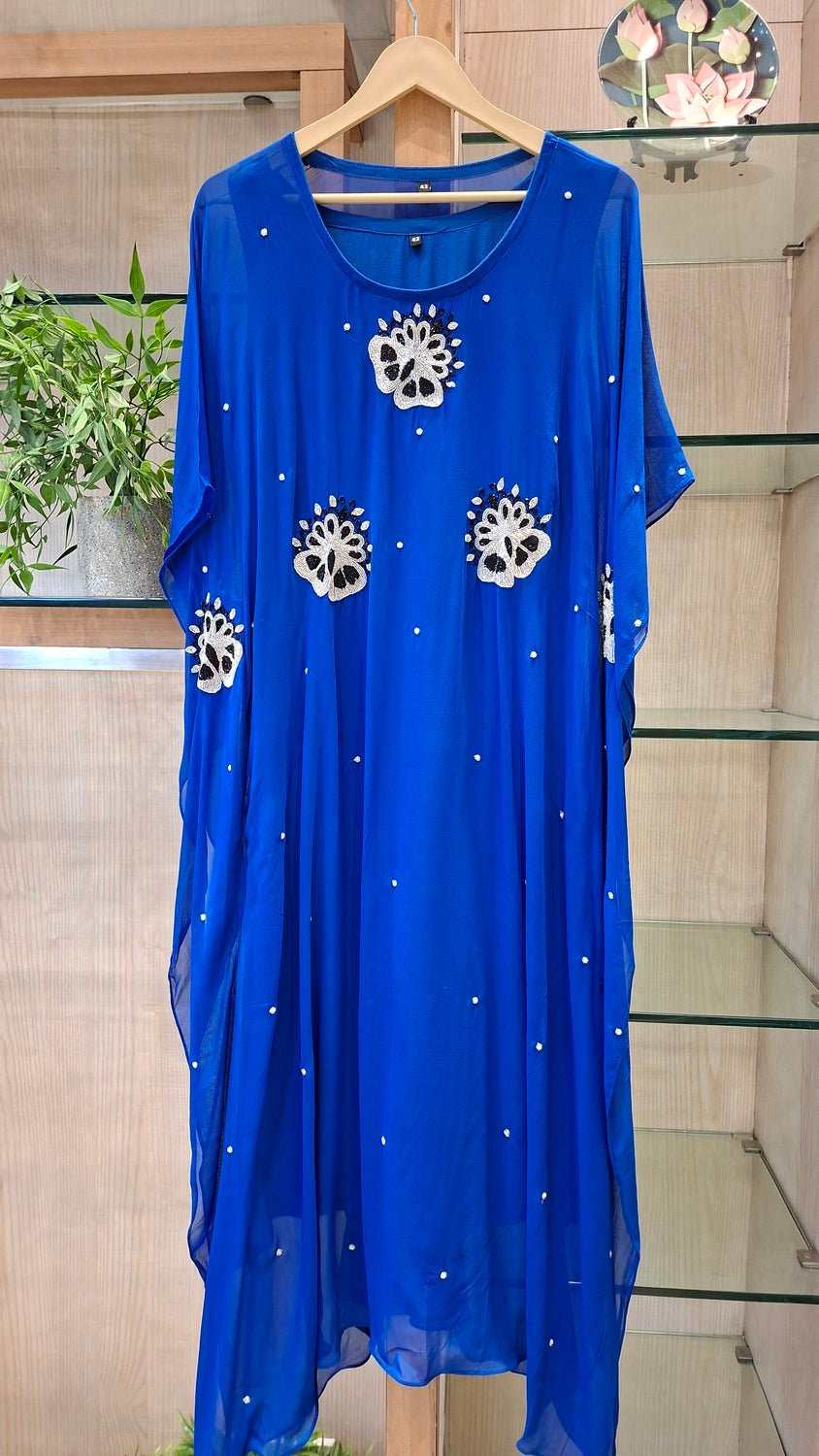 handcrafted georgette kaftans - J.BEHARI
