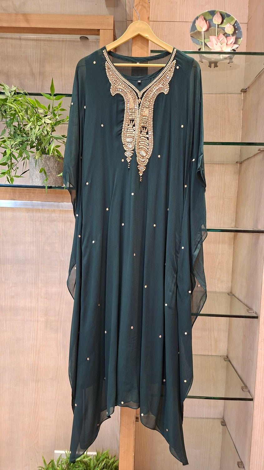 handcrafted georgette kaftans - J.BEHARI