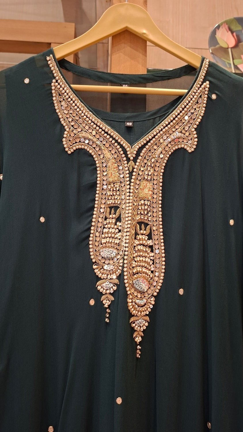 handcrafted georgette kaftans - J.BEHARI