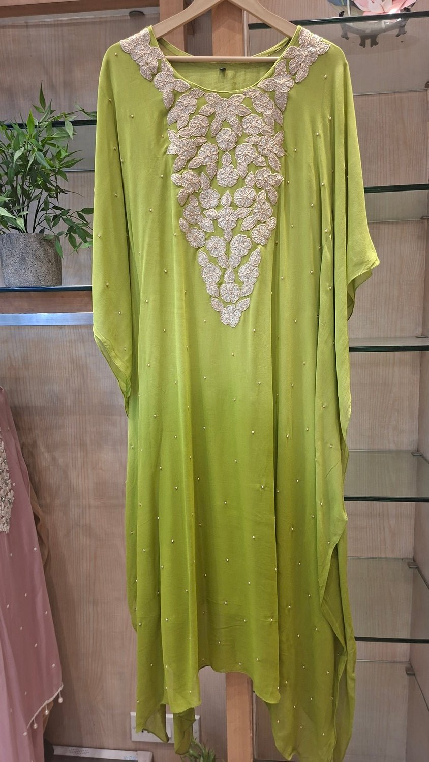 handcrafted georgette kaftans - J.BEHARI