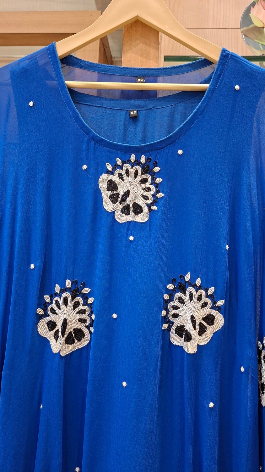 handcrafted georgette kaftans - J.BEHARI