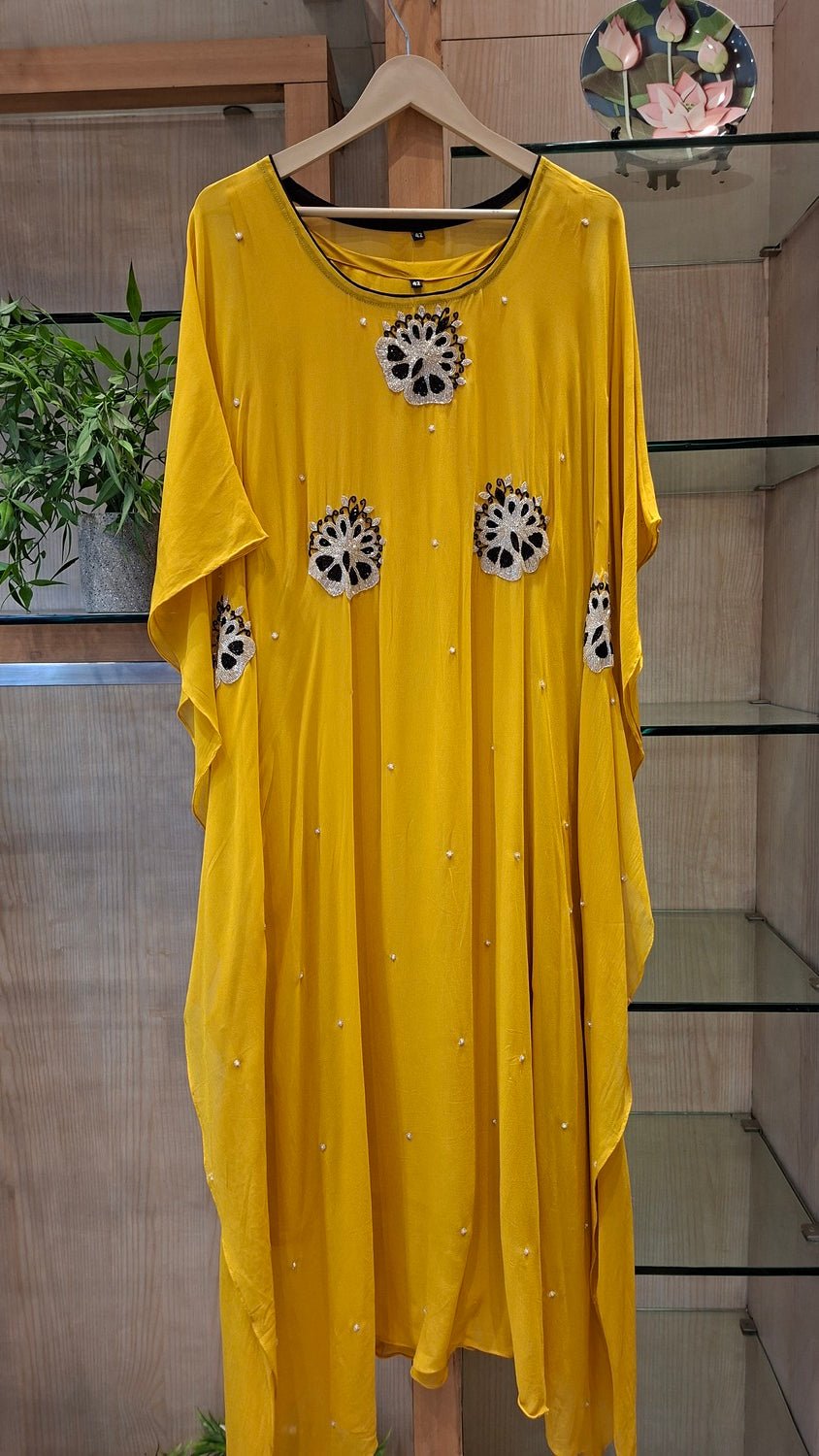 handcrafted georgette kaftans - J.BEHARI