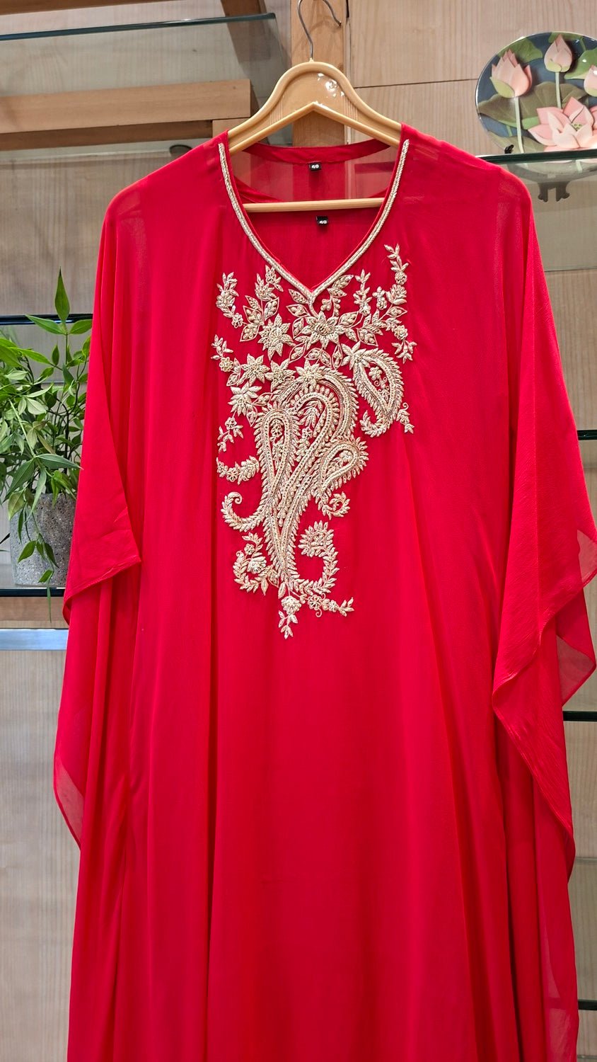 handcrafted georgette kaftans - J.BEHARI