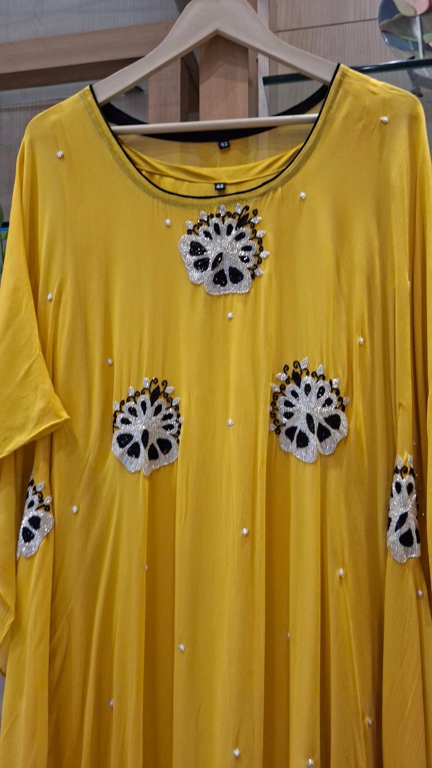 handcrafted georgette kaftans - J.BEHARI