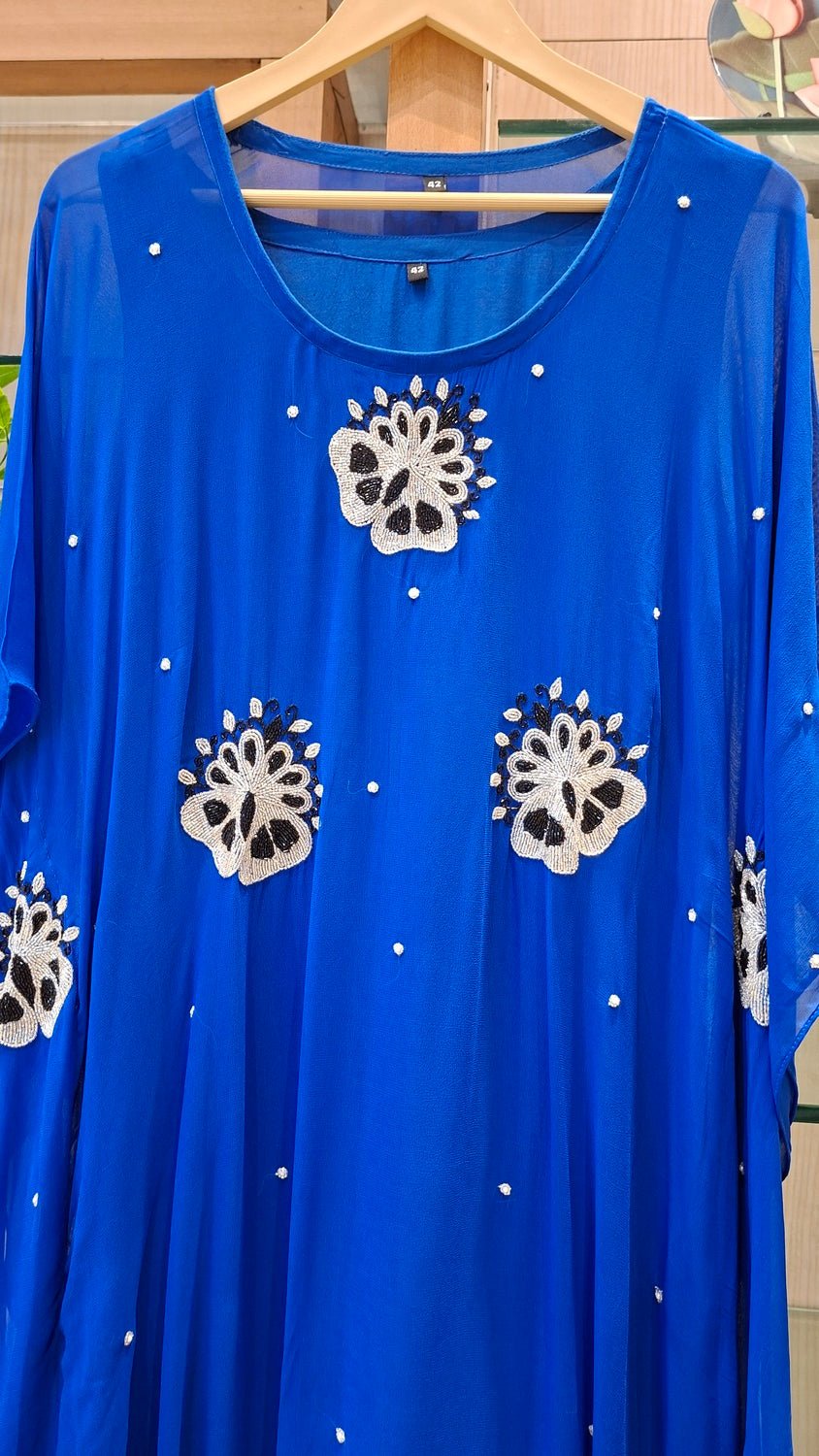 handcrafted georgette kaftans - J.BEHARI