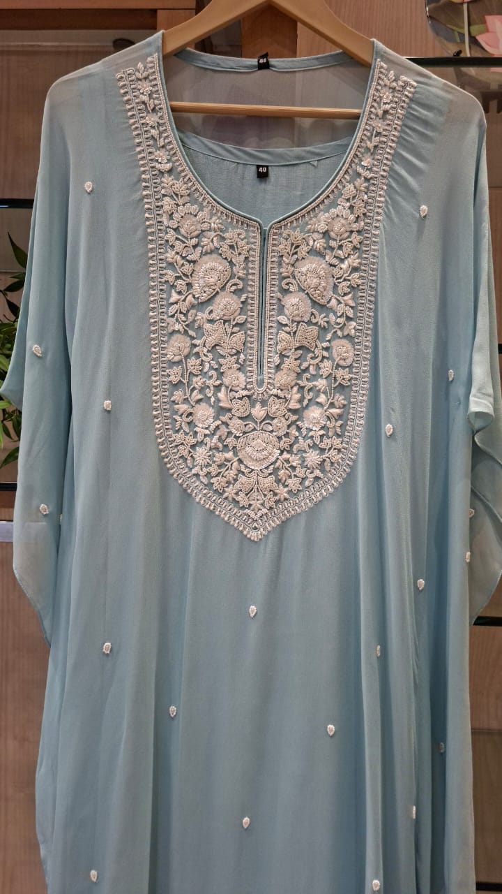 Luxury Embroidered Designer Kaftan Collection - J.BEHARI