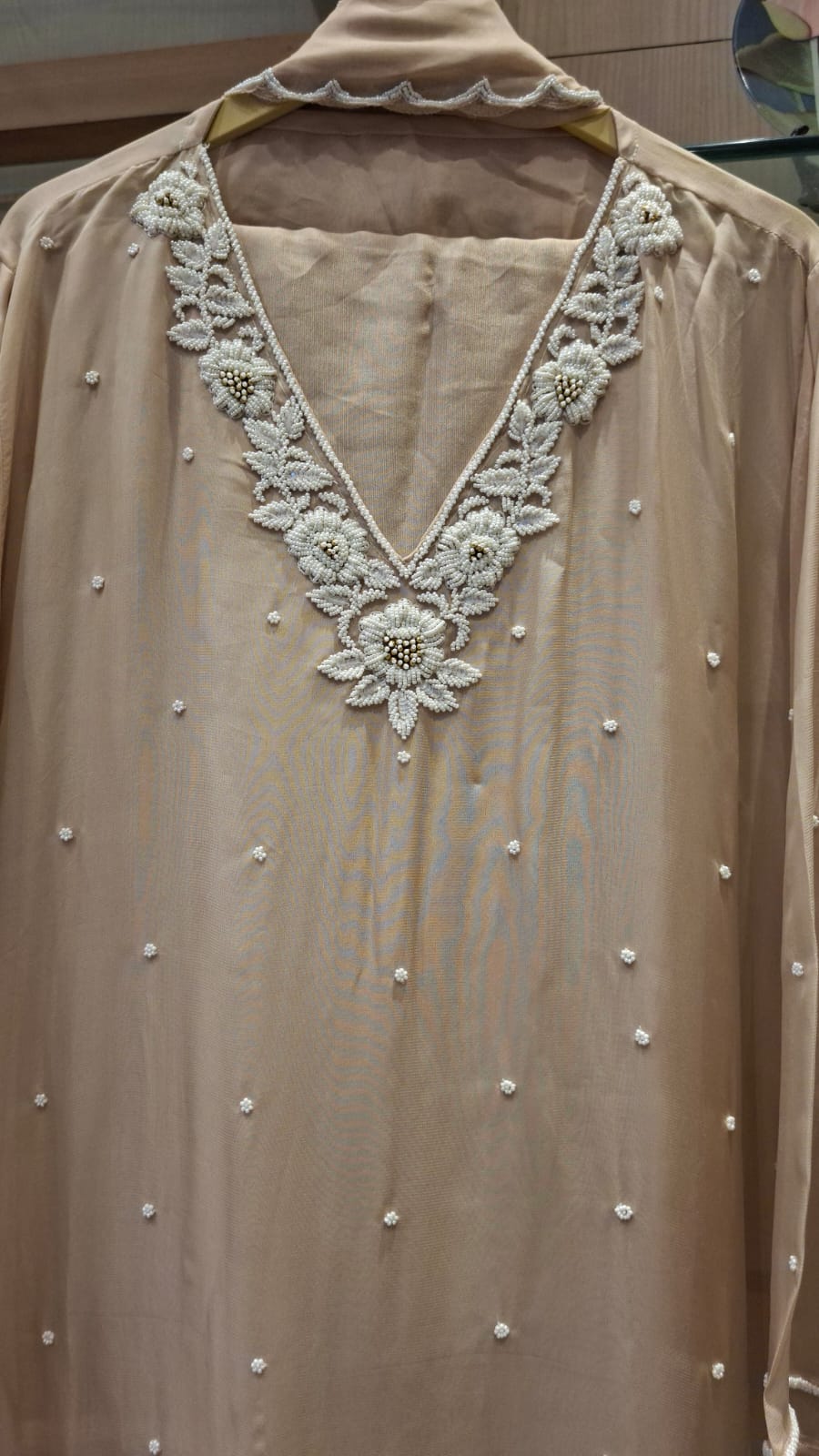 Meher Noor Festive Semi-Stitched Suit Set - J.BEHARI