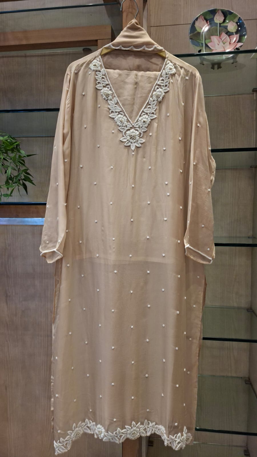 Meher Noor Festive Semi-Stitched Suit Set - J.BEHARI