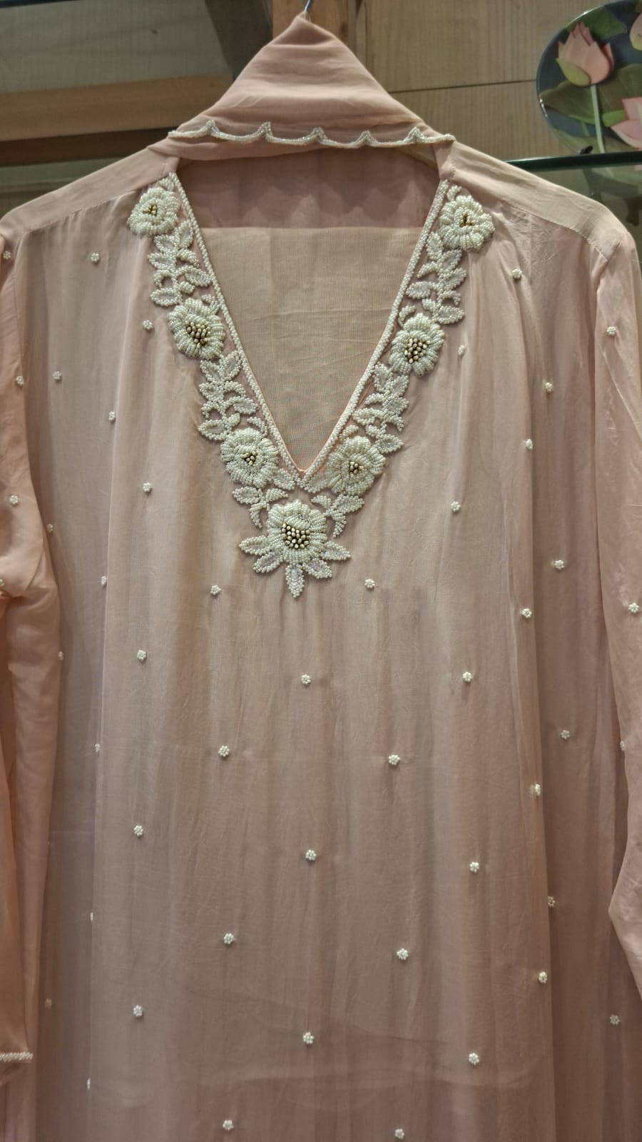 Meher Noor Festive Semi-Stitched Suit Set - J.BEHARI