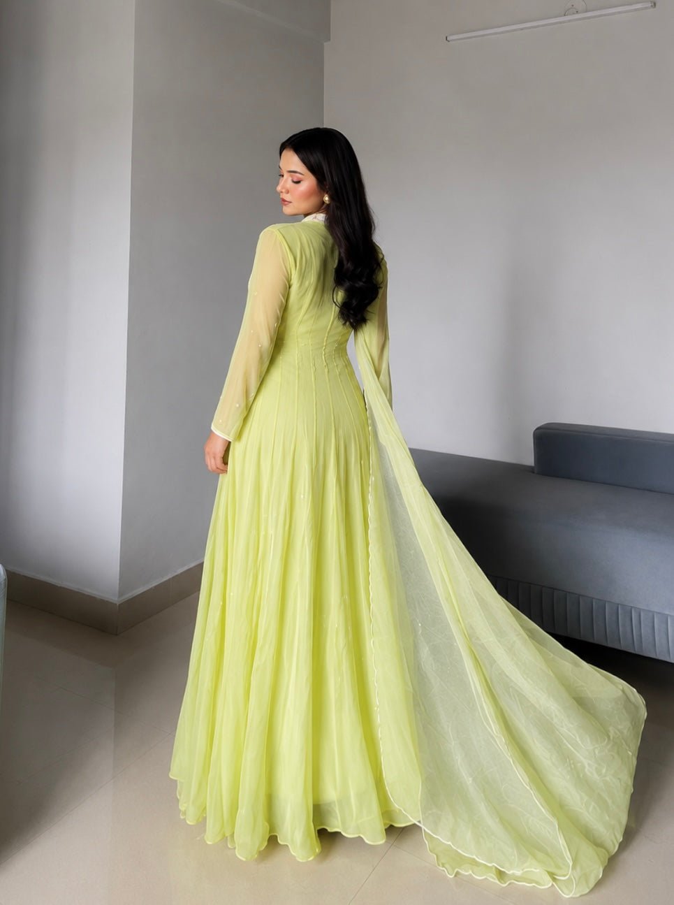Zoya in Embroidered Anarkali Suit Set - J.BEHARI